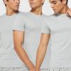 Lot de 3 t-shirts ras du cou gris assortis pour homme Ralph Lauren