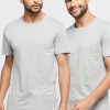 Lot de 3 t-shirts ras du cou gris assortis pour homme Ralph Lauren Lot de 3 t-shirts ras du cou gris assortis pour homme Ralph Lauren