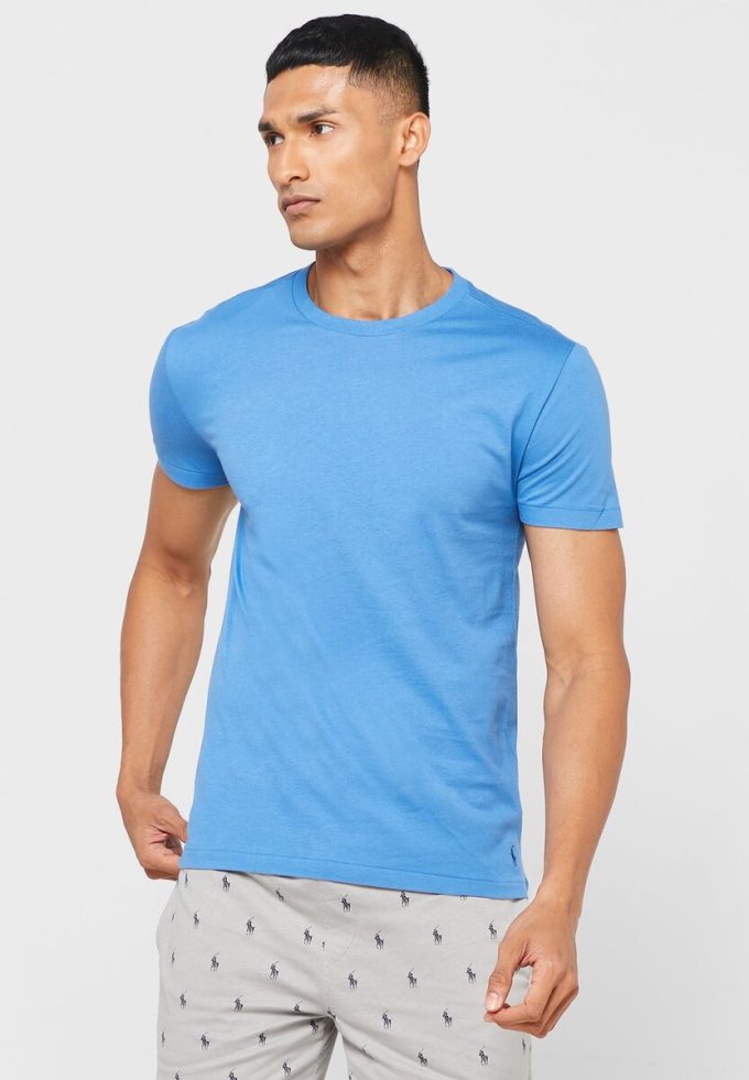 Lot de 3 t-shirts ras du cou multicolores pour homme Ralph Lauren