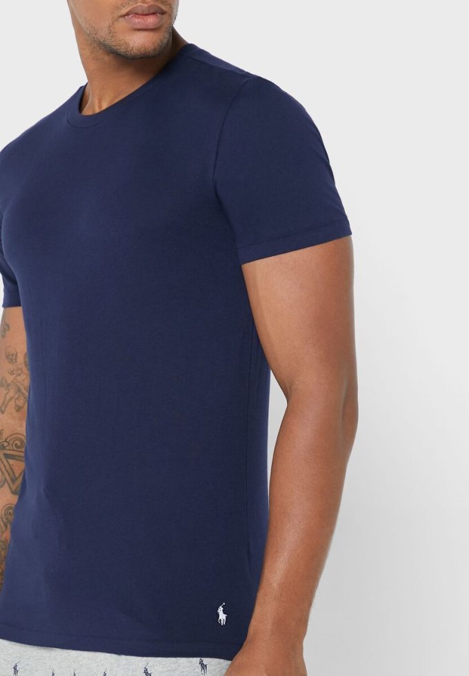 Lot de 3 t-shirts ras du cou multicolores pour homme Ralph Lauren