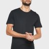 Lot de 3 t-shirts ras du cou noirs assortis pour homme Ralph Lauren Lot de 3 t-shirts ras du cou noirs assortis pour homme Ralph Lauren