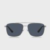 Lunettes de soleil argentées Ralph Lauren 0Ph3137 Clubmaster pour homme Lunettes de soleil argentées Ralph Lauren 0Ph3137 Clubmaster pour homme