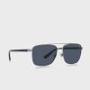 Lunettes de soleil argentées Ralph Lauren 0Ph3137 Clubmaster pour homme Lunettes de soleil argentées Ralph Lauren 0Ph3137 Clubmaster pour homme