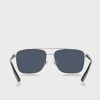 Lunettes de soleil argentées Ralph Lauren 0Ph3137 Clubmaster pour homme Lunettes de soleil argentées Ralph Lauren 0Ph3137 Clubmaster pour homme