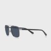 Lunettes de soleil argentées Ralph Lauren 0Ph3137 Clubmaster pour homme Lunettes de soleil argentées Ralph Lauren 0Ph3137 Clubmaster pour homme