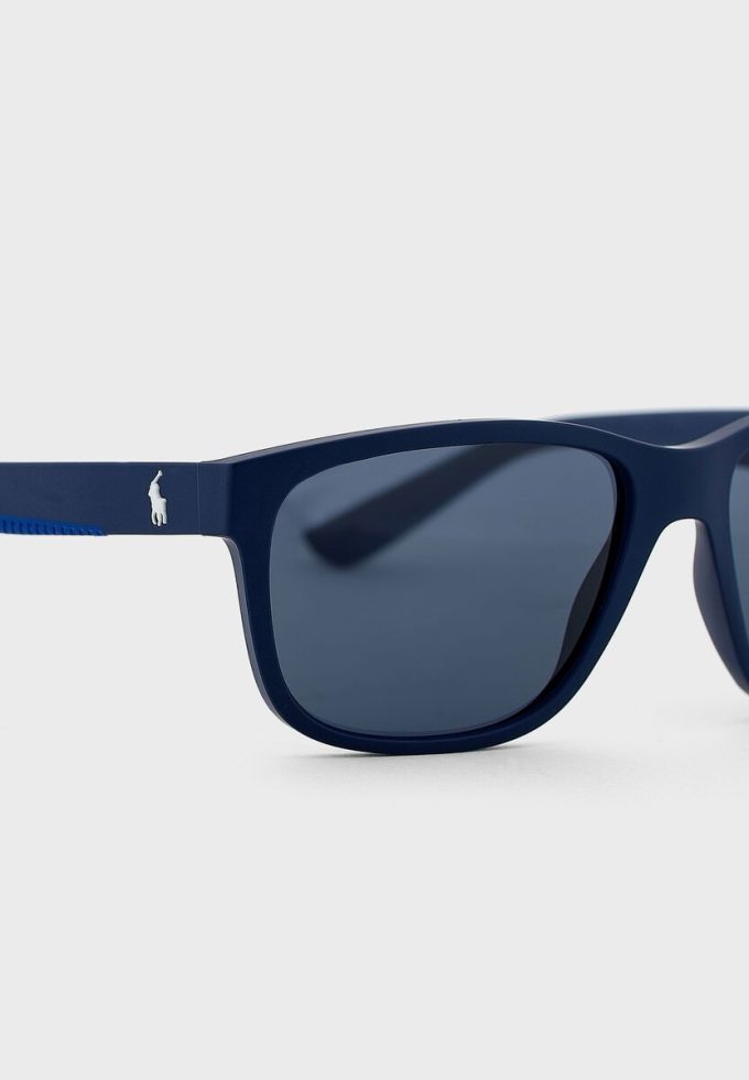 Lunettes de soleil aviateur bleu marine Ralph Lauren 0Ph4142 pour homme Lunettes de soleil aviateur bleu marine Ralph Lauren 0Ph4142 pour homme