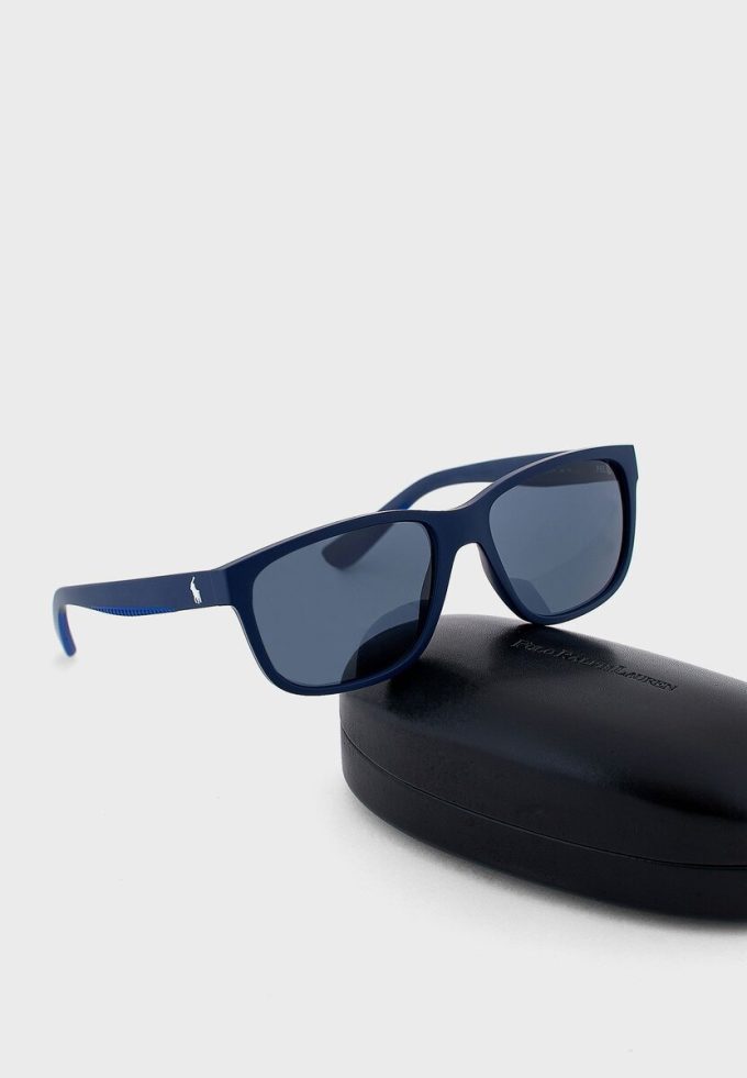 Lunettes de soleil aviateur bleu marine Ralph Lauren 0Ph4142 pour homme Lunettes de soleil aviateur bleu marine Ralph Lauren 0Ph4142 pour homme