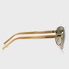 Lunettes de soleil aviateur dorées pour femme Ralph Lauren 0RA4004