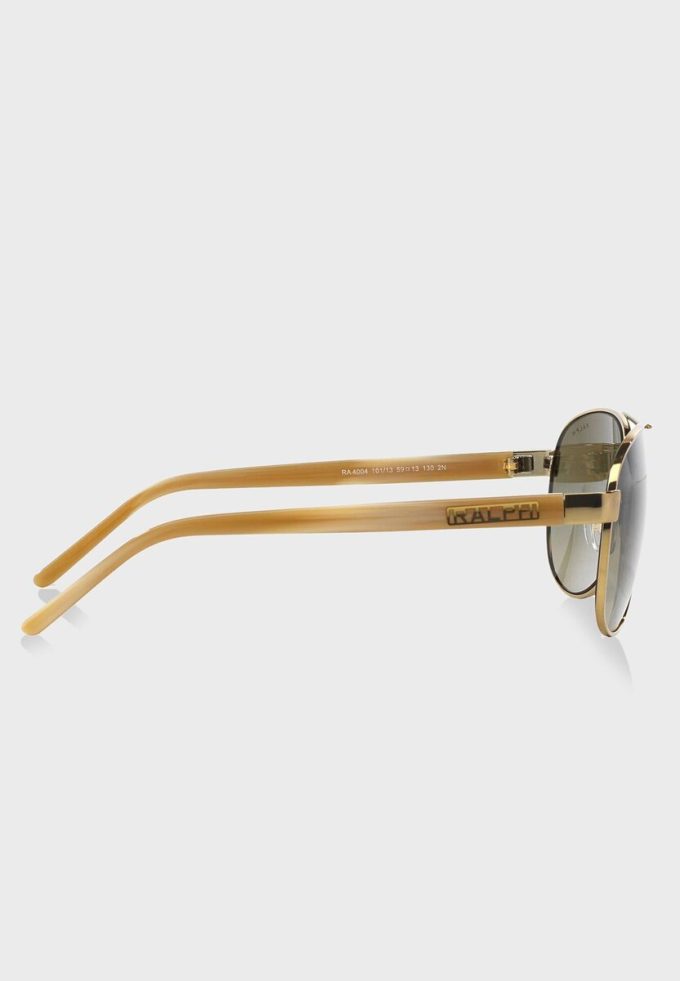 Lunettes de soleil aviateur dorées pour femme Ralph Lauren 0RA4004