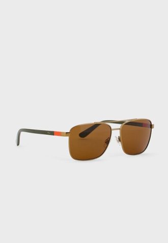 Lunettes de soleil aviateur multicolores Ralph Lauren 0Ph3137 pour homme