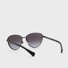 Lunettes de soleil aviateur noires Ralph Lauren 0Ra4134 pour femme
