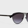 Lunettes de soleil aviateur noires Ralph Lauren 0Ra4134 pour femme