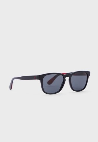 Lunettes de soleil carrées noires Ralph Lauren 0Ph4170 pour homme