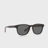 Lunettes de soleil carrées noires Ralph Lauren 0Ph4170 pour homme Lunettes de soleil carrées noires Ralph Lauren 0Ph4170 pour homme