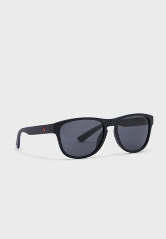 Lunettes de soleil carrées noires Ralph Lauren 0Ph4180U pour homme