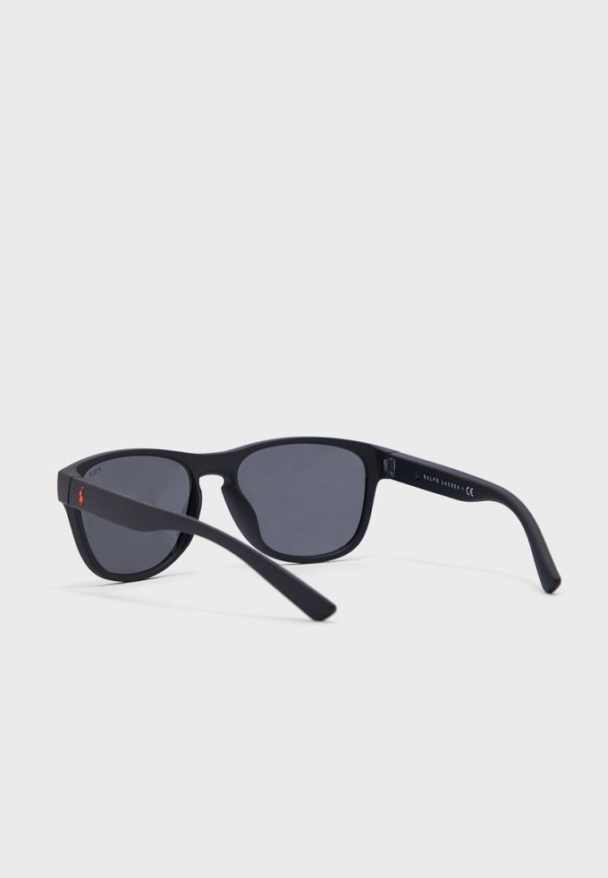 Lunettes de soleil carrées noires Ralph Lauren 0Ph4180U pour homme Lunettes de soleil carrées noires Ralph Lauren 0Ph4180U pour homme