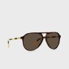 Lunettes de soleil Clubmaster marron pour homme Ralph Lauren 0Ph4173 Lunettes de soleil Clubmaster marron pour homme Ralph Lauren 0Ph4173