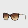 Lunettes de soleil œil de chat dorées pour femme Ralph Lauren 0RA5203