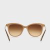 Lunettes de soleil œil de chat dorées pour femme Ralph Lauren 0RA5203