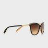 Lunettes de soleil œil de chat dorées pour femme Ralph Lauren 0RA5203
