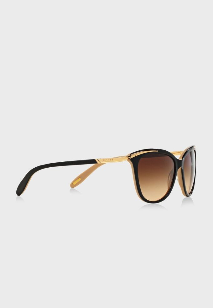 Lunettes de soleil œil de chat dorées pour femme Ralph Lauren 0RA5203