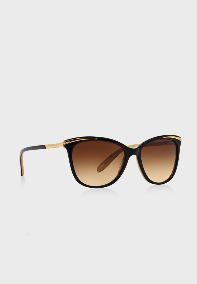 Lunettes de soleil œil de chat dorées pour femme Ralph Lauren 0RA5203