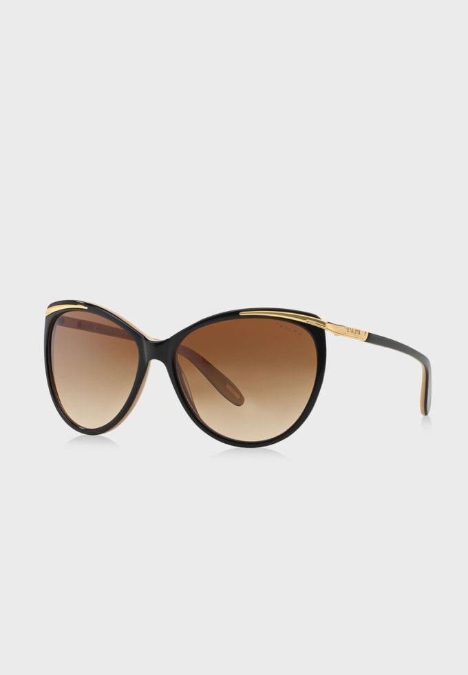 Lunettes de soleil œil de chat noires pour femme Ralph Lauren 0RA5150 Lunettes de soleil œil de chat noires pour femme Ralph Lauren 0RA5150