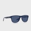 Lunettes de soleil ovales bleues Ralph Lauren pour homme