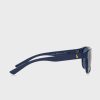 Lunettes de soleil ovales bleues Ralph Lauren pour homme