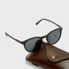 Lunettes de soleil ovales noires Ralph Lauren 0Ph4110 pour homme