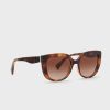 Lunettes de soleil papillon marron Ralph Lauren 0Ra5254 pour femme Lunettes de soleil papillon marron Ralph Lauren 0Ra5254 pour femme