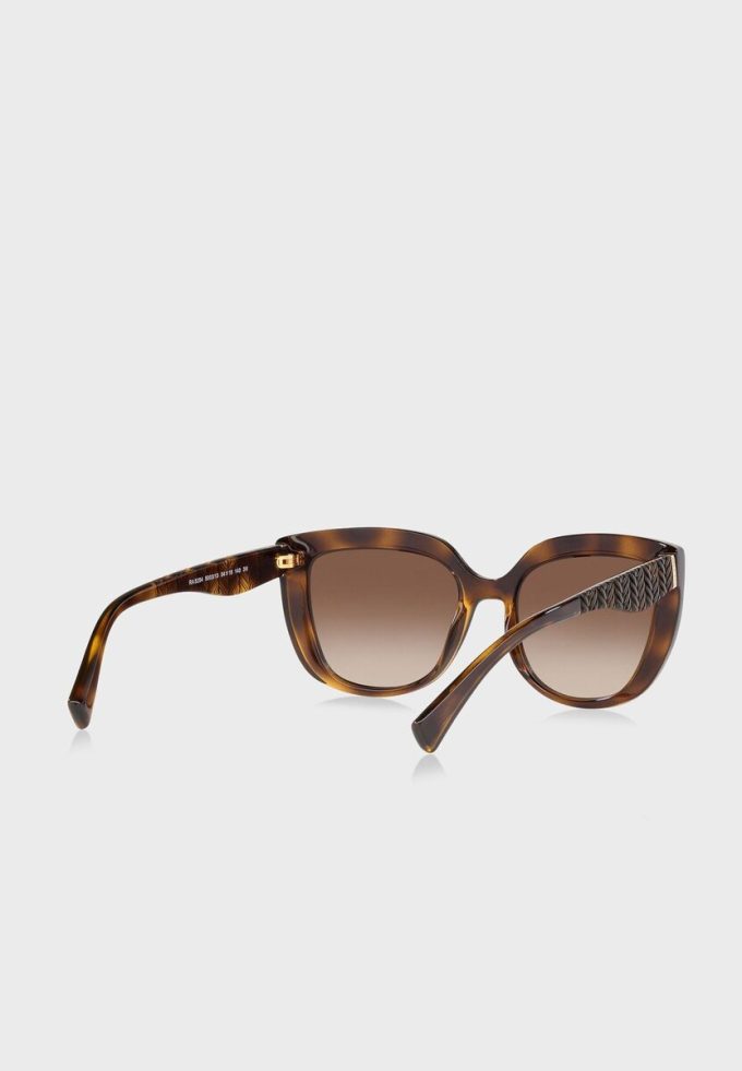Lunettes de soleil papillon marron Ralph Lauren 0Ra5254 pour femme Lunettes de soleil papillon marron Ralph Lauren 0Ra5254 pour femme
