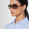 Lunettes de soleil rectangulaires marron Ralph Lauren 0Ra5130 pour femme Lunettes de soleil rectangulaires marron Ralph Lauren 0Ra5130 pour femme
