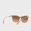 Lunettes de soleil rectangulaires marron Ralph Lauren 0Ra5289 pour femme Lunettes de soleil rectangulaires marron Ralph Lauren 0Ra5289 pour femme