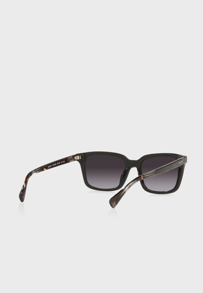 Lunettes de soleil rectangulaires noires Ralph Lauren 0Ra5287 pour femme Lunettes de soleil rectangulaires noires Ralph Lauren 0Ra5287 pour femme