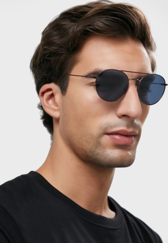 Lunettes de soleil rondes grises Ralph Lauren 0Ph3136 pour homme Lunettes de soleil rondes grises Ralph Lauren 0Ph3136 pour homme