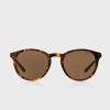 Lunettes de soleil rondes marron Ralph Lauren 0Ph4110 pour homme