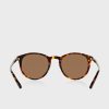 Lunettes de soleil rondes marron Ralph Lauren 0Ph4110 pour homme