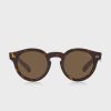 Lunettes de soleil rondes marron Ralph Lauren 0Ph4165 pour homme