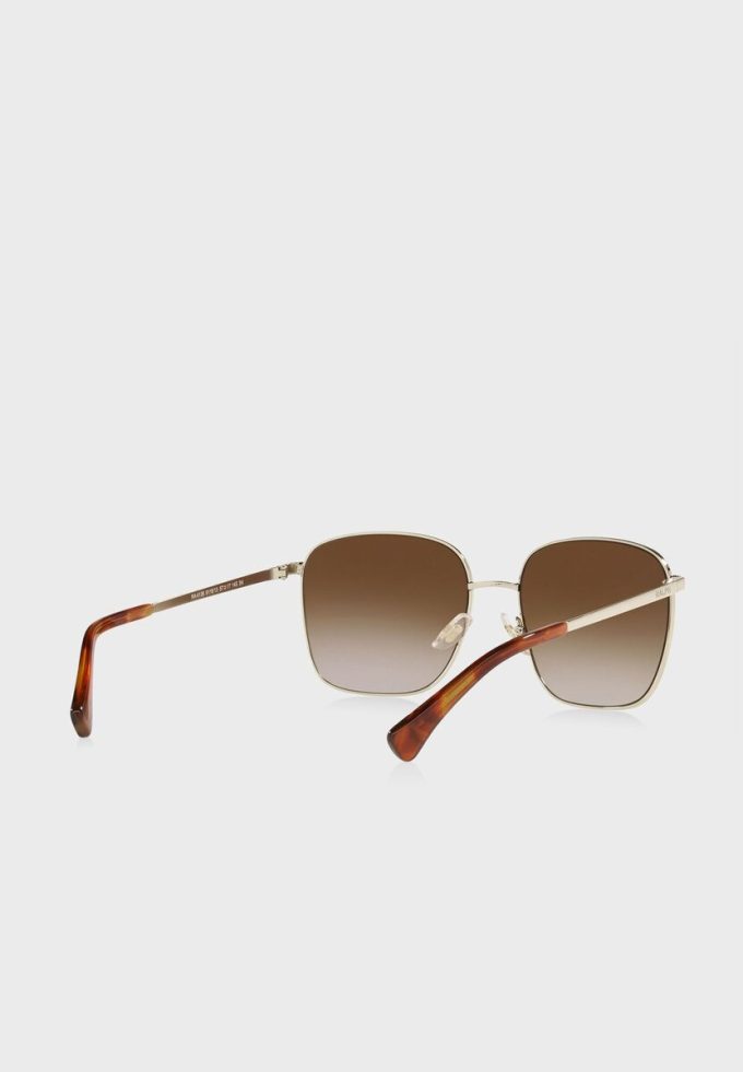 Lunettes de soleil surdimensionnées dorées pour femme Ralph Lauren 0Ra4136