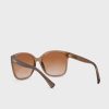 Lunettes de soleil surdimensionnées marron Ralph Lauren 0Ra5268 pour femme Lunettes de soleil surdimensionnées marron Ralph Lauren 0Ra5268 pour femme