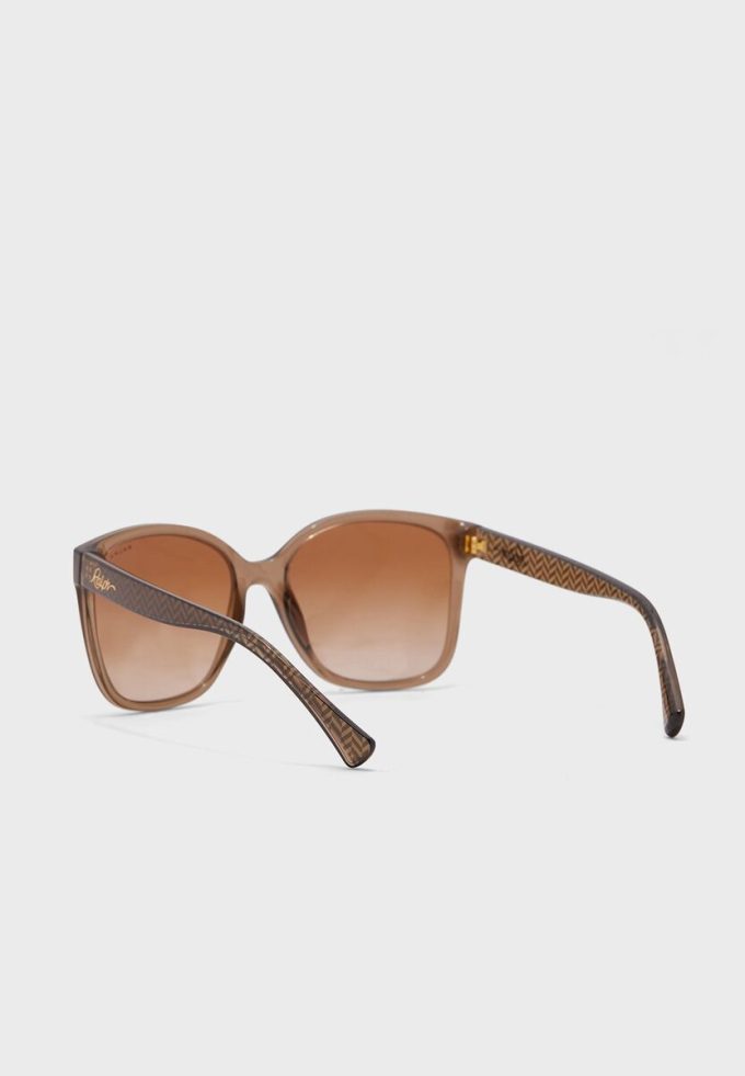 Lunettes de soleil surdimensionnées marron Ralph Lauren 0Ra5268 pour femme Lunettes de soleil surdimensionnées marron Ralph Lauren 0Ra5268 pour femme