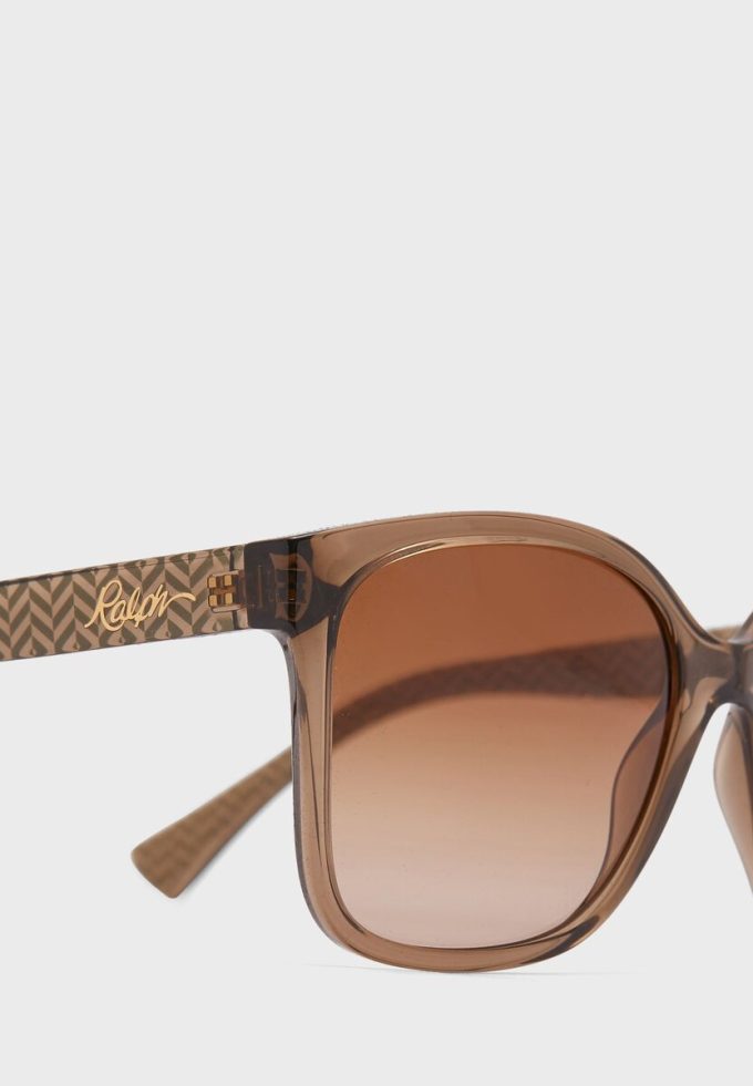 Lunettes de soleil surdimensionnées marron Ralph Lauren 0Ra5268 pour femme Lunettes de soleil surdimensionnées marron Ralph Lauren 0Ra5268 pour femme