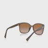 Lunettes de soleil surdimensionnées marron Ralph Lauren 0Ra5268 pour femme Lunettes de soleil surdimensionnées marron Ralph Lauren 0Ra5268 pour femme