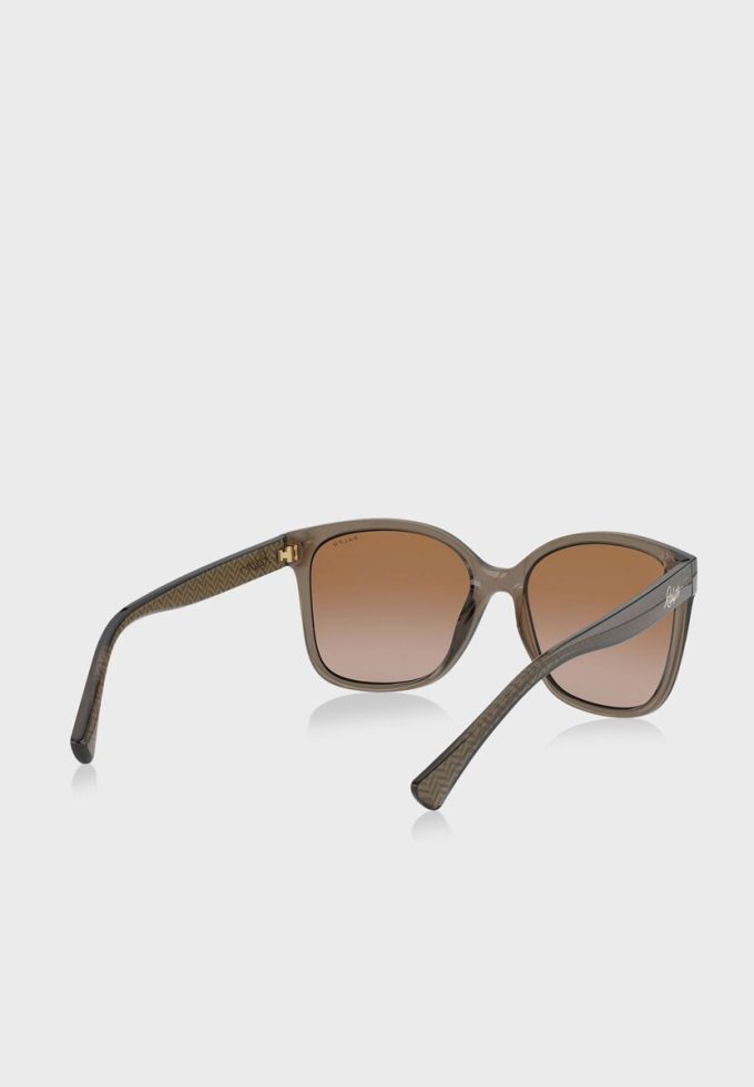 Lunettes de soleil surdimensionnées marron Ralph Lauren 0Ra5268 pour femme Lunettes de soleil surdimensionnées marron Ralph Lauren 0Ra5268 pour femme