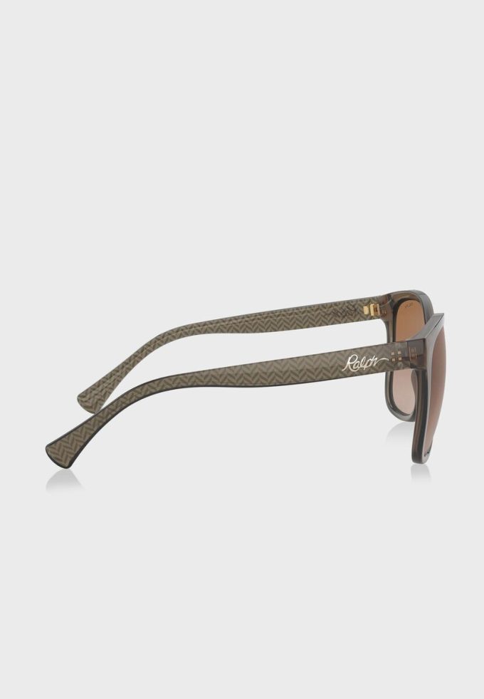 Lunettes de soleil surdimensionnées marron Ralph Lauren 0Ra5268 pour femme Lunettes de soleil surdimensionnées marron Ralph Lauren 0Ra5268 pour femme
