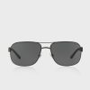 Lunettes de soleil surdimensionnées noires Ralph Lauren 0Ph3093 pour homme
