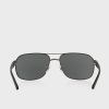 Lunettes de soleil surdimensionnées noires Ralph Lauren 0Ph3093 pour homme