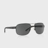 Lunettes de soleil surdimensionnées noires Ralph Lauren 0Ph3093 pour homme