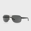 Lunettes de soleil surdimensionnées noires Ralph Lauren 0Ph3093 pour homme